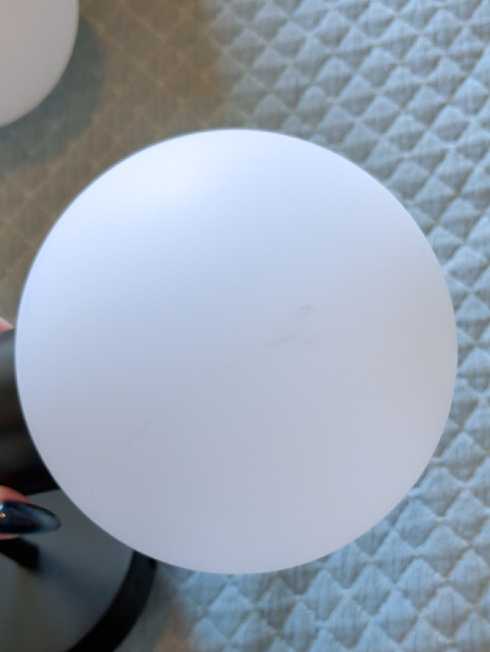 Black and White Globe Sconce - - Picture 2 of 2